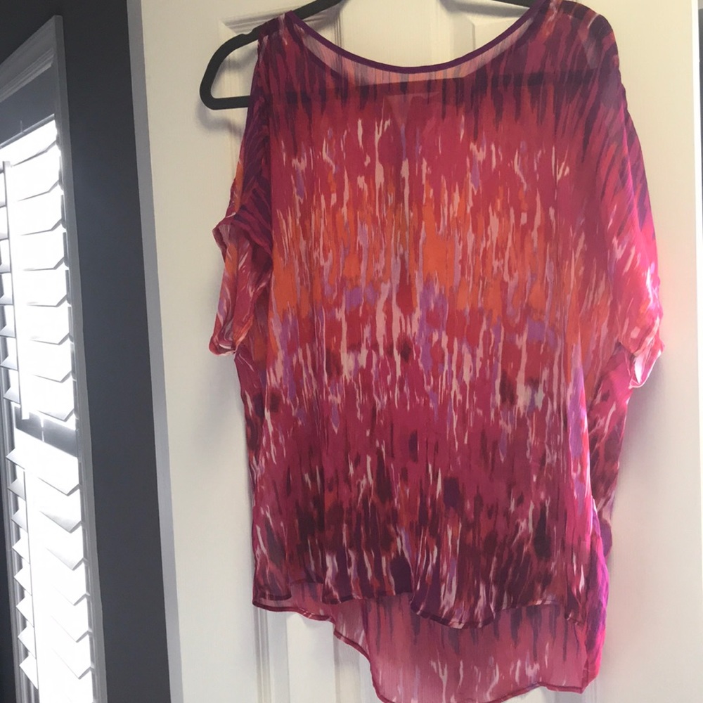 Express cold shoulder blouse